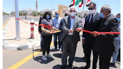 محافظ جنوب سيناء يفتتح عددا من الطرق بشرم الشيخ |  صور