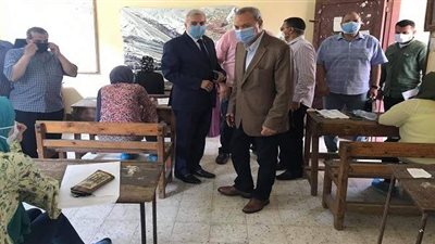 محافظ القليوبية يتفقد لجان امتحانات الثانوية العامة في بنها