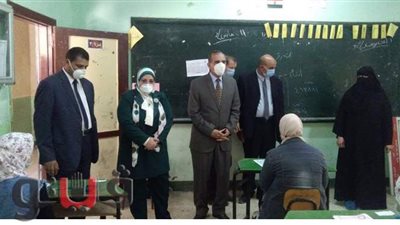 محافظ كفرالشيخ ووكيل وزارة التعليم يتفقدان  عدداً من لجان الثانوية