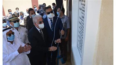 محافظ جنوب سيناء يفتتح وحدة مرور وساحة انتظار سيارات النقل  برأس سدر