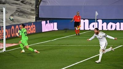 هدف راموس في مباراة ريال مدريد ضد خيتافي بالدوري الإسباني | فيديو