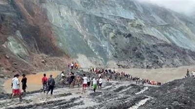 مصرع 160 عاملًا في انزلاق أرضي داخل منجم بميانمار | فيديو