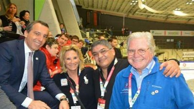 حسين فهمي يعرب عن سعادته بإقامة الألعاب العالمية الشتوية في قازان الروسية