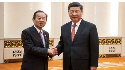 الحزب الحاكم في اليابان ينوي طلب إلغاء زيارة الرئيس الصيني