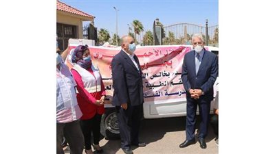 الهلال الأحمر يدعم مؤسسات العزل الطبي بجنوب سيناء