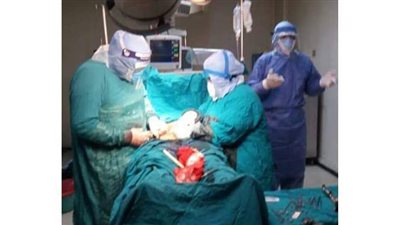 مستشفى طوسون بالإسكندرية يجري أول عملية ولادة لمصابة بكورونا
