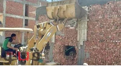 تنفيذ 7 قرارات إزالة مخالفات بناء بالغربية