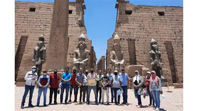 جولة لنقيب المرشدين السياحيين في معابد الأقصر