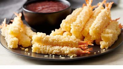 طريقة عمل تمبورا الجمبرى المقلى