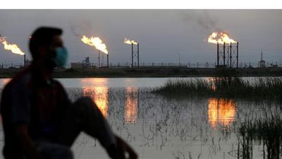 حريق في محطة 