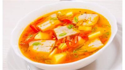 طريقة عمل شوربة السلمون بالبقدونس