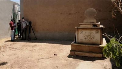 فتح  وتجهيز مقبرة عائلة رجاء الجداوي لاستقبال جثمانها | فيديو وصور