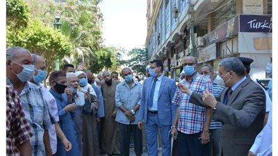 محافظ المنيا يوجه بتجهيز مكان بديل بجوار بنك ناصر لتقليل الزحام والتكدس