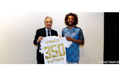 ريال مدريد يكرم مارسيلو بعد 350 فوزا