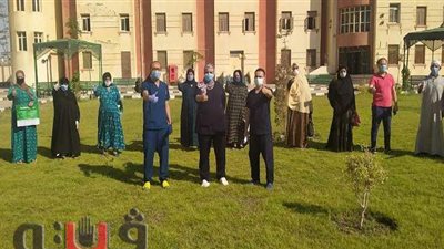 تعافي 18 مصابًا بكورونا وخروجهم من عزل المدينة الجامعية ببني سويف