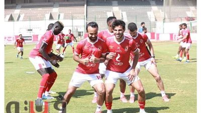 حمدي فتحي يشارك في المران الجماعي للأهلي