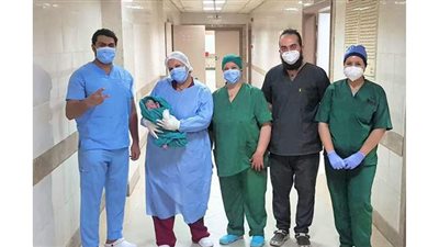 تسجيل تاسع حالة ولادة قيصرية لأم مصابة بفيروس كورونا في مستشفى العجوزة