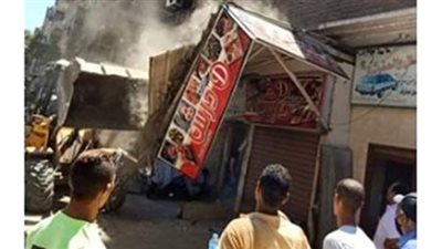 حملات غلق وتشميع للمحال والمقاهي  المخالفة بالجيزة