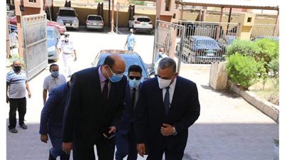 الفقي يزور محكمة سوهاج الإبتدائية استعدادا لإنتخابات مجلس الشيوخ
