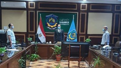 إطلاق اسم الفريق العصار  على مدرج كلية التربية بجامعة دمنهور