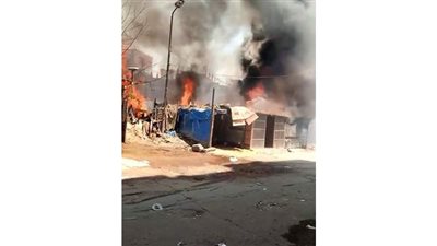 السيطرة على حريق في عدد من العشش بالإسكندرية