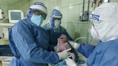 شفاء أصغر مولود بفيروس كورونا من مستشفى كفر الدوار بالبحيرة