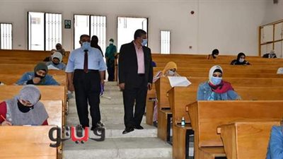 رئيس جامعة القناة: هدوء بالإمتحانات ولا توجد حالات مرضية او غش | صور