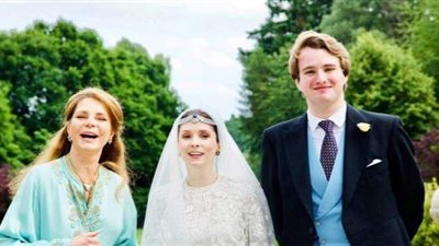 عقد قران الأميرة راية بنت الحسين في لندن| صور