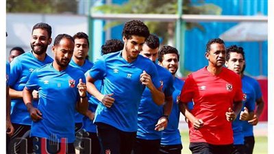 أحمد الشيخ ينتظم في مران الأهلي الجماعي