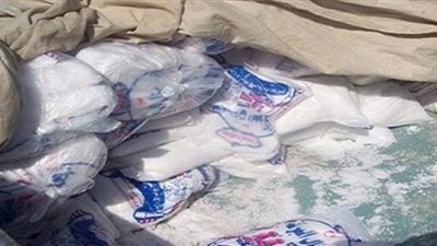 ضبط صاحب مصنع بحوزته 110 أطنان ملح مجهول المصدر بالمرج