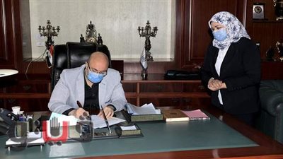 محافظ بني سويف يعتمد أول نتيجة لشهادة التلمذة الصناعية بالتربية الفكرية