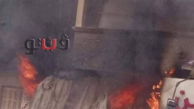 حريق يلتهم محل أحذية بمنطقة الورديان غرب الإسكندرية