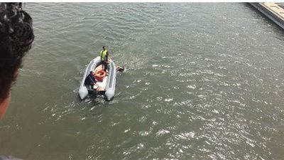 مصرع شاب غرقا  ببحر المنصورة الجديدة في الدقهلية