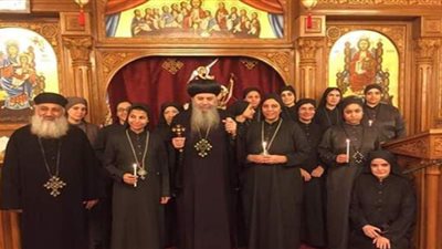 الأنبا أغاثون يقيم مكرسة جديدة بإيبارشية مغاغة والعدوه