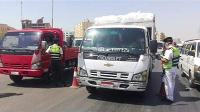 أجهزة الأمن تضبط  2093  سائق نقل جماعى لعدم الالتزام بارتداء الكمامات الواقية