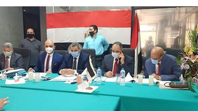 نجل شقيقة إلهامي عجينة يتقدم بأوراق ترشحه لمجلس الشيوخ  بالدقهلية