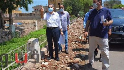 محافظ الغربية يتابع أعمال الرصف الجارية بمركز ومدينة قطور