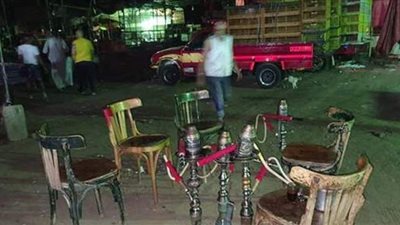 غلق وتشميع ٤٠ مقهي ومحل مطعم غير ملتزمين بقرارات الفتح التدريجي بالجيزة