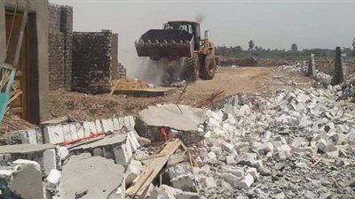 الوادي الجديد تزيل تعديات على  280 فدان أملاك دولة بالفرافرة