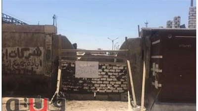 إغلاق كوبري المشاة القديم بالمنيا لإعادة تأهيله وتطويره