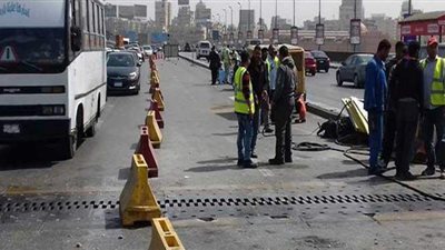 إغلاق جزئي لكوبري أكتوبر لمدة أسبوع  بسبب أعمال تطوير