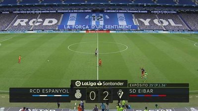 إيبار يهزم إسبانيول بثنائية في الدوري الإسباني