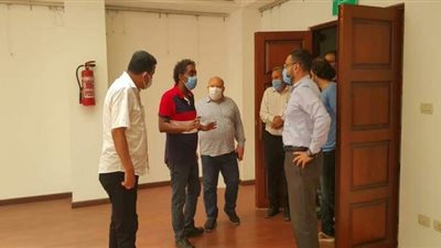 أحمد عواض يتفقد قصر ثقافة دمنهور | صور