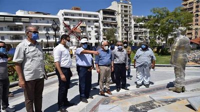 بورسعيد: 3 منصات  للاحتفالات بحديقة فريال وأماكن لكبار السن | صور