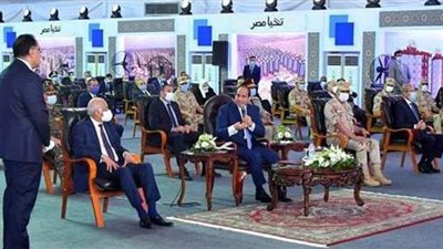 طلاب بالأزهر يشاركون في افتتاح الرئيس السيسي مشروعات قومية و الأسمرات 3