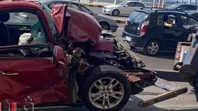 إصابة شخصين في تصادم 5 سيارات بكورنيش الإسكندرية