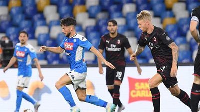 تعادل مثير بين ميلان ونابولي في الدوري الإيطالي