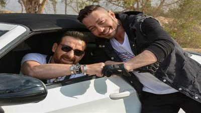 أحمد زاهر ونضال الشافعى فى كواليس المشاهد الأخيرة من 