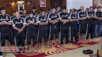 بعثة الأهلي تؤدى صلاة الجمعة بمقر إقامتها بالكونغو