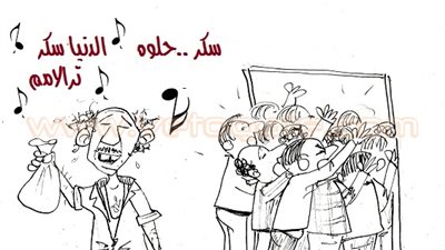 أزمة السكر في كاريكاتير «فيتو»